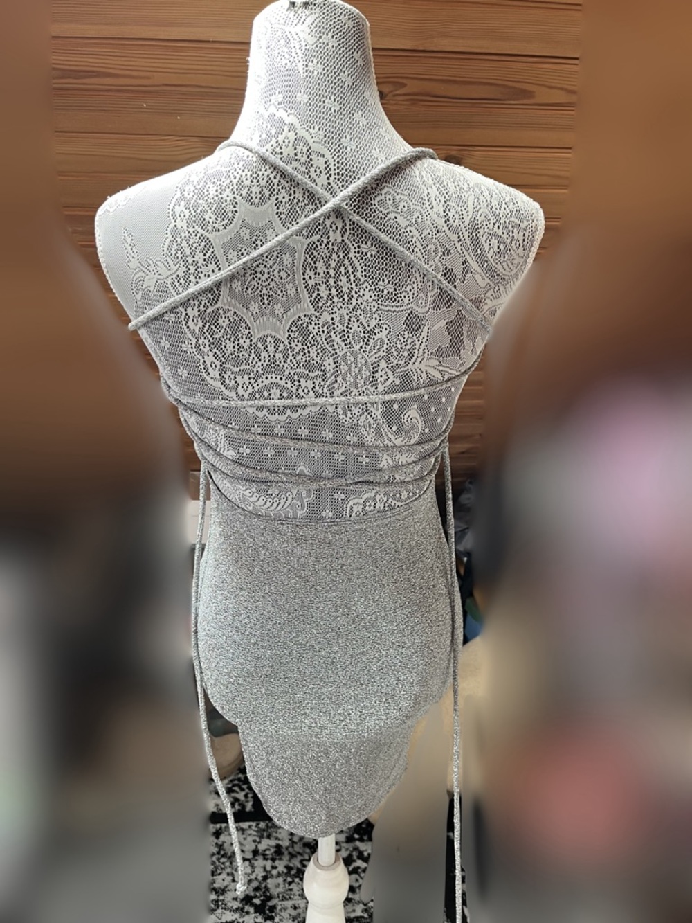 Metallic Mini Dress S - Picture 2 of 3